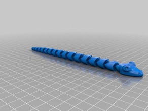 articulated snake bracelet bracelets 3d print model - Mito3D