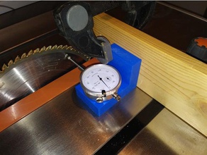 table saw dial gauge holder tool holders boxes 3d print model - Mito3D