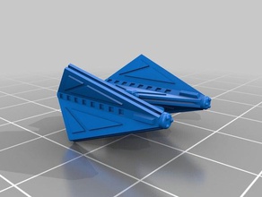 spinnenähnliche cruiser - Spielzeug Spiele scifi starship 3d print model - Mito3D
