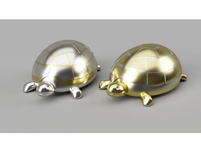 la tortuga decoración figura 3d print model - Mito3D