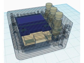 deauther case gadgets 3d print model - Mito3D