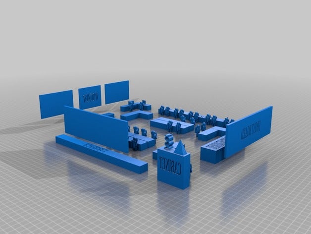 aula di disegno 3d stampa 3D print model - Mito3D