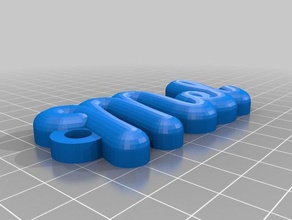 mel organización personalizado 3d print model - Mito3D