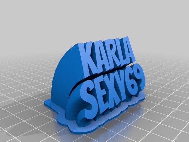 karla bureau de personnalisé 3D print model - Mito3D
