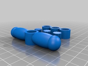 12 punto caribou kolu 3d baskı 3d print model - Mito3D