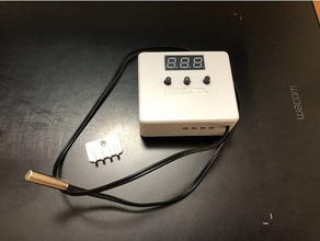 modifier thermostat w1209 le corps l'électronique 3d print model - Mito3D