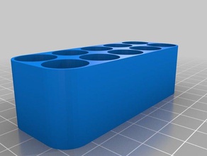 aa-batteriehalter - Organisation angepasst 3d print model - Mito3D