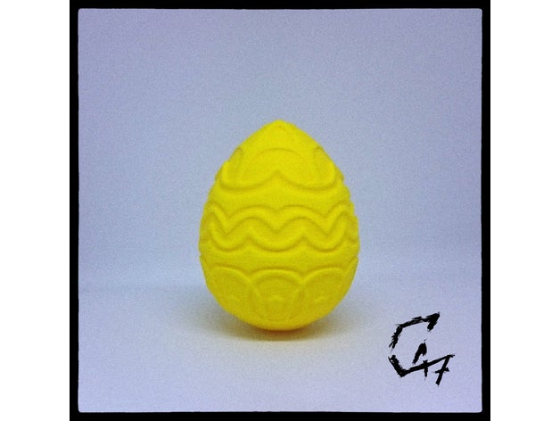 easter egg 4 Dekor c47 3D print model - Mito3D
