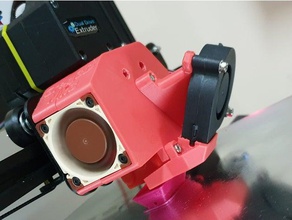 bondtech bmg e3d v6 volcán cabezal de impresión creality la impresora extrusoras cr-10 ender 3 3d print model - Mito3D