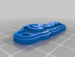 ron Schlüsselanhänger angepasst 3d print model - Mito3D
