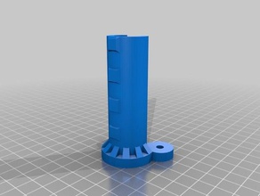 pvc corrugated pipe 16mm holder flsun cube 3d printer parts 3d print model - Mito3D