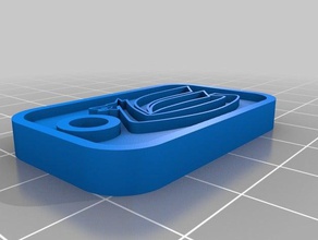 alte celica-logo als Schlüsselanhänger automotive 3d print model - Mito3D