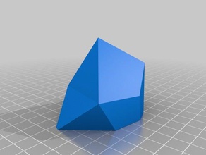 low-poly de cristal las esculturas lowpoly baja poli 3d print model - Mito3D