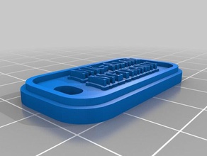 llavero chaveiros personalizado 3d print model - Mito3D