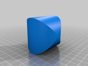 bi-Zylinder-steinmetz solide math Kunst 3d print model - Mito3D