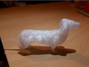 salsiccia cane animali 3d print model - Mito3D
