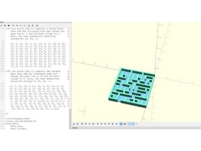 laberinto 3d la impresión jmu3space 3d print model - Mito3D
