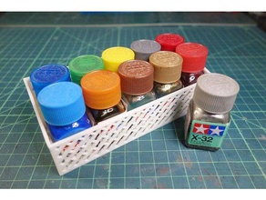 la boîte à peinture tamiya couleur hobby 3d print model - Mito3D