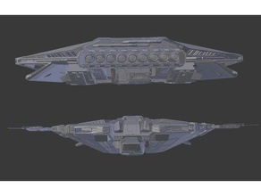 elit tehlikeli yılanı hayalet araç elitedangerous uzay gemisi 3d print model - Mito3D