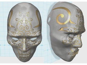 death eater mask instructables remix costume 3d print model - Mito3D