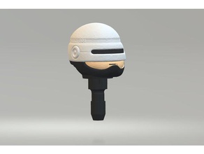 playmobil robocop Kopf mechanisch ist Spielzeug 3d print model - Mito3D
