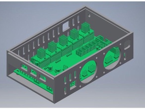 am8 mks gen 14 case 4040 fan holder 3d printer parts upgrade anet v14 3d print model - Mito3D