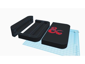 magnetic d&d dice trayholder dd dungeonsdragons 3d print model - Mito3D