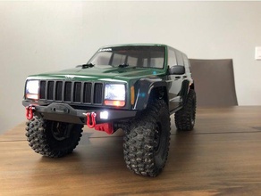 trx4 axial xj cherokee Körper montiert rc Fahrzeuge jeep axial-sj-cherokee scx10 traxxas trx-4 sport axial-cherokee 3d print model - Mito3D