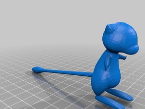 mew 3d drucken pokemon Figuren 3d print model - Mito3D