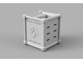 support cl&eacute usb key holder computer crayon micro sd rangement card 3d print model - Mito3D