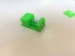 trilho da corrediça ajustável ferroviário slide 3d print model - Mito3D