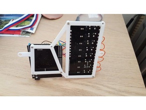 çerçeve arduino 8 kanal solid state röle Robotik monte edin ssr 3d print model - Mito3D