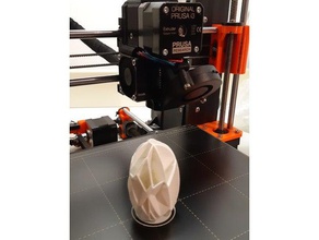voronized uovo arredamento 3d di voronoi la decorazione pasqua easy print design 3d print model - Mito3D