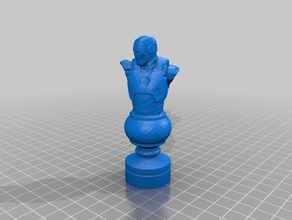 marvel ironman d'échecs 3d l'impression 3d print model - Mito3D