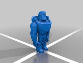 buzz lightyeardisney brinquedos jogos figura de ação 3d print model - Mito3D