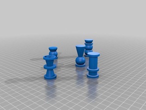 chess work models 3d print model - Mito3D