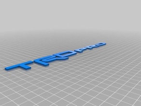 trd logo pro automotivo 3d print model - Mito3D