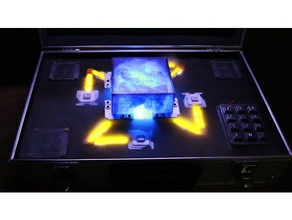 tesseract valigetta maleta puntelli 3d print model - Mito3D