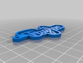 taylor keychains customized 3d print model - Mito3D