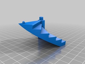 another dice tower v2 modular stairs games 3d print model - Mito3D