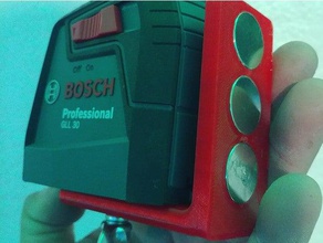 bosch laser-magnetic mount tools Ebene leveln 3d print model - Mito3D