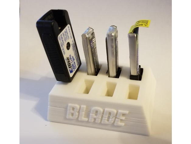 blade nano soporte de la batería rc los vehículos 3D print model - Mito3D