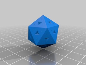 il mio personalizzato sierpinski isosahedron generatore per la matematica arte 3d print model - Mito3D