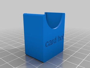 my customized sd card holder 8x standard single row gadgets 3d print model - Mito3D