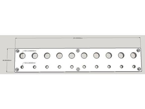 toggle switch pannel Elektronik 3d print model - Mito3D