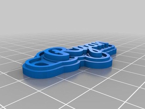 ryan keychain keychains customized 3d print model - Mito3D