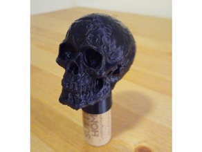 celtic cranio di vino fermo cucina pranzo la bottiglia 3d print model - Mito3D