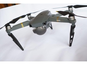 dji mavic pro extended legs 100 mm rc vehicles drone 3d print model - Mito3D