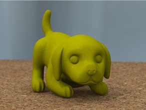 bebê de beagle animais 3d print model - Mito3D