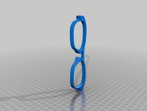 çok güzel gözlük sahne 3d print model - Mito3D
